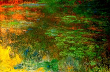 印象派の花 Painting - 睡蓮の池 夕景 右パネル クロード・モネ 印象派 花
